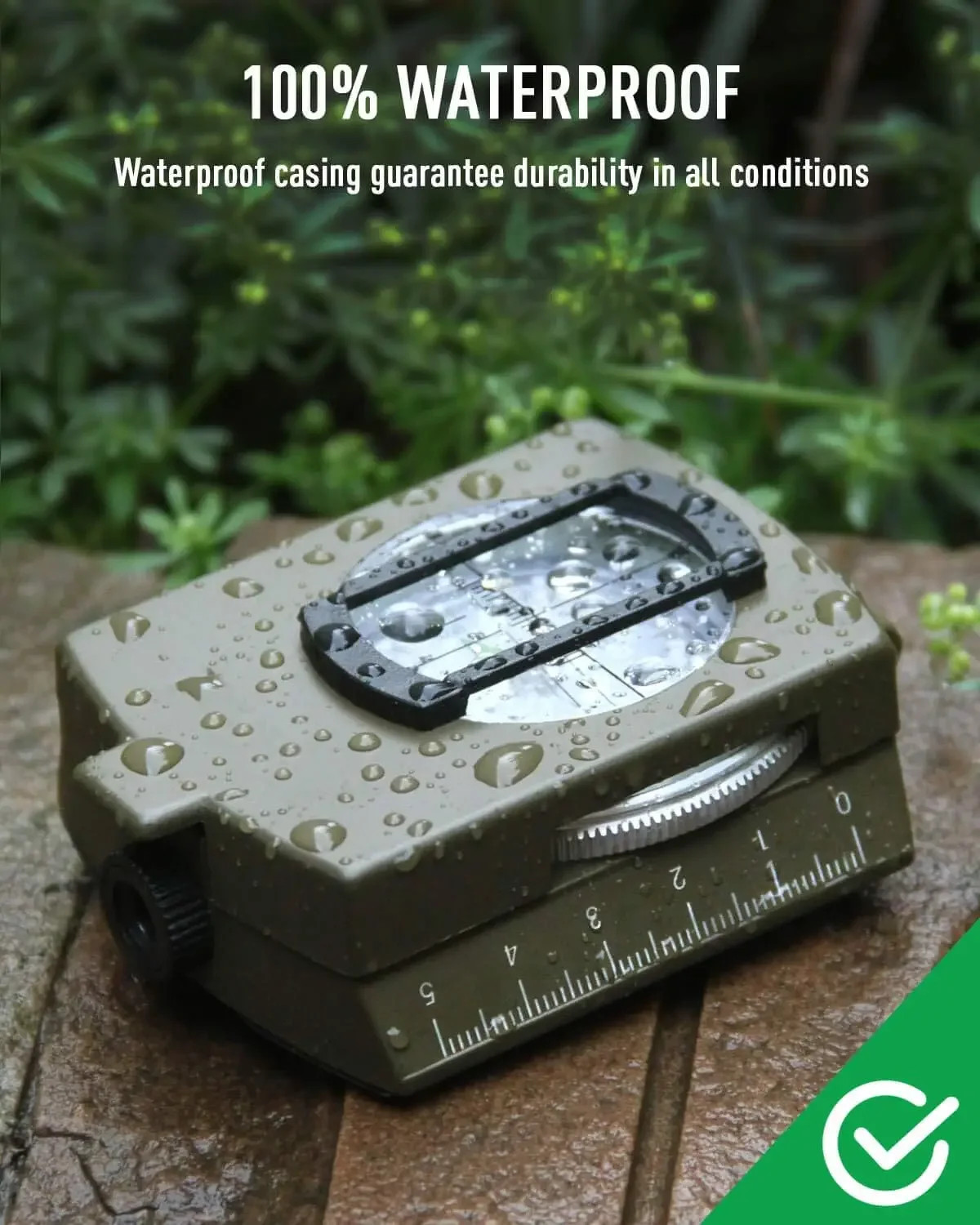 New Compass For Camping,Portable Waterproof Impact Resistant Compass for Hiking