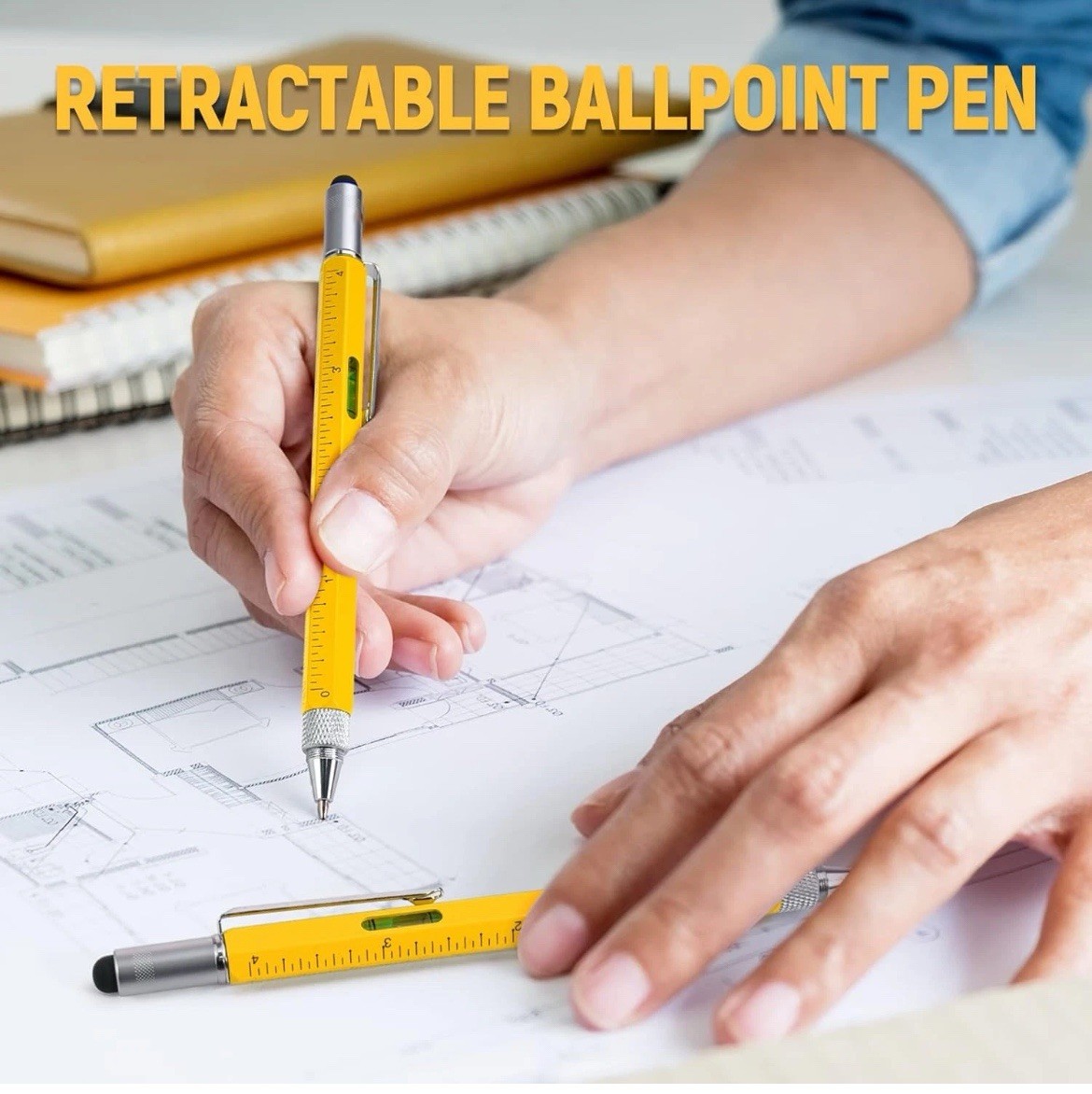 Set of 2 – Gift Multitool Pen 6 in 1,