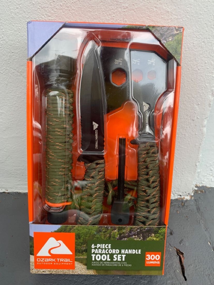 ozark trail Paracord handle 6pc tool set