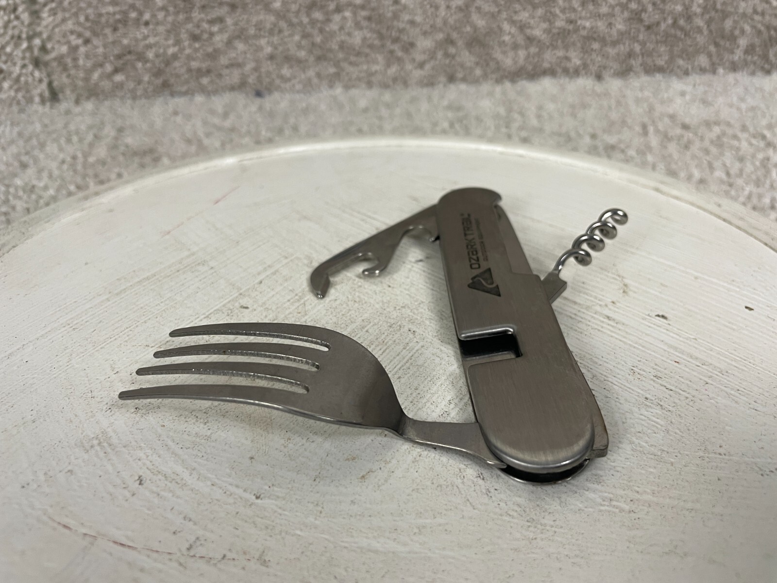 Ozark Trail Outdoor Equipment Utility Utensil Multi-Tool 4.5″ Fork Bottle Opener