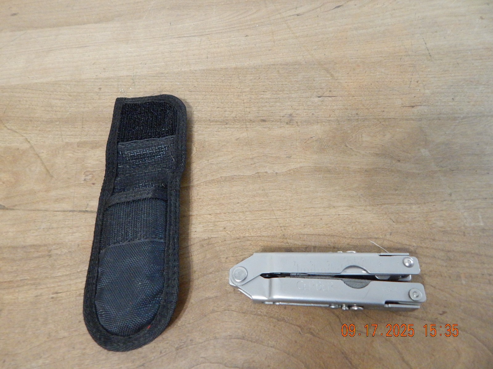 Gerber USA Multi Tool Plier Saw Utility Folding Knife US Used WITH SHEATH
