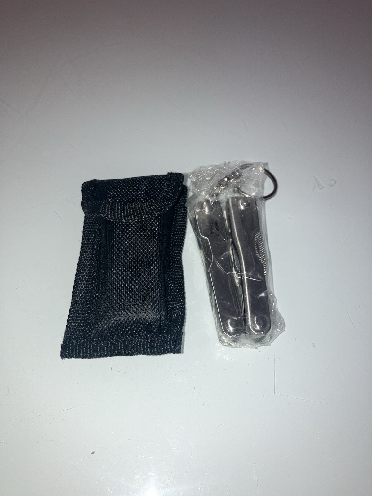 Stainless Steel Mini Multi-tool Keychain With Carrying Case