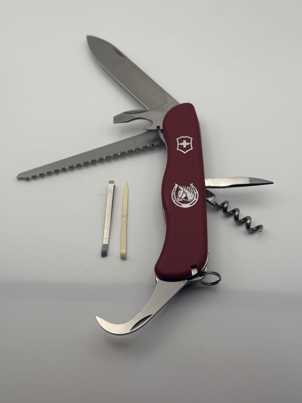 Victorinox Equestrian 111mm Swiss Army Knife – 111MM -Red – Hoof Pick
