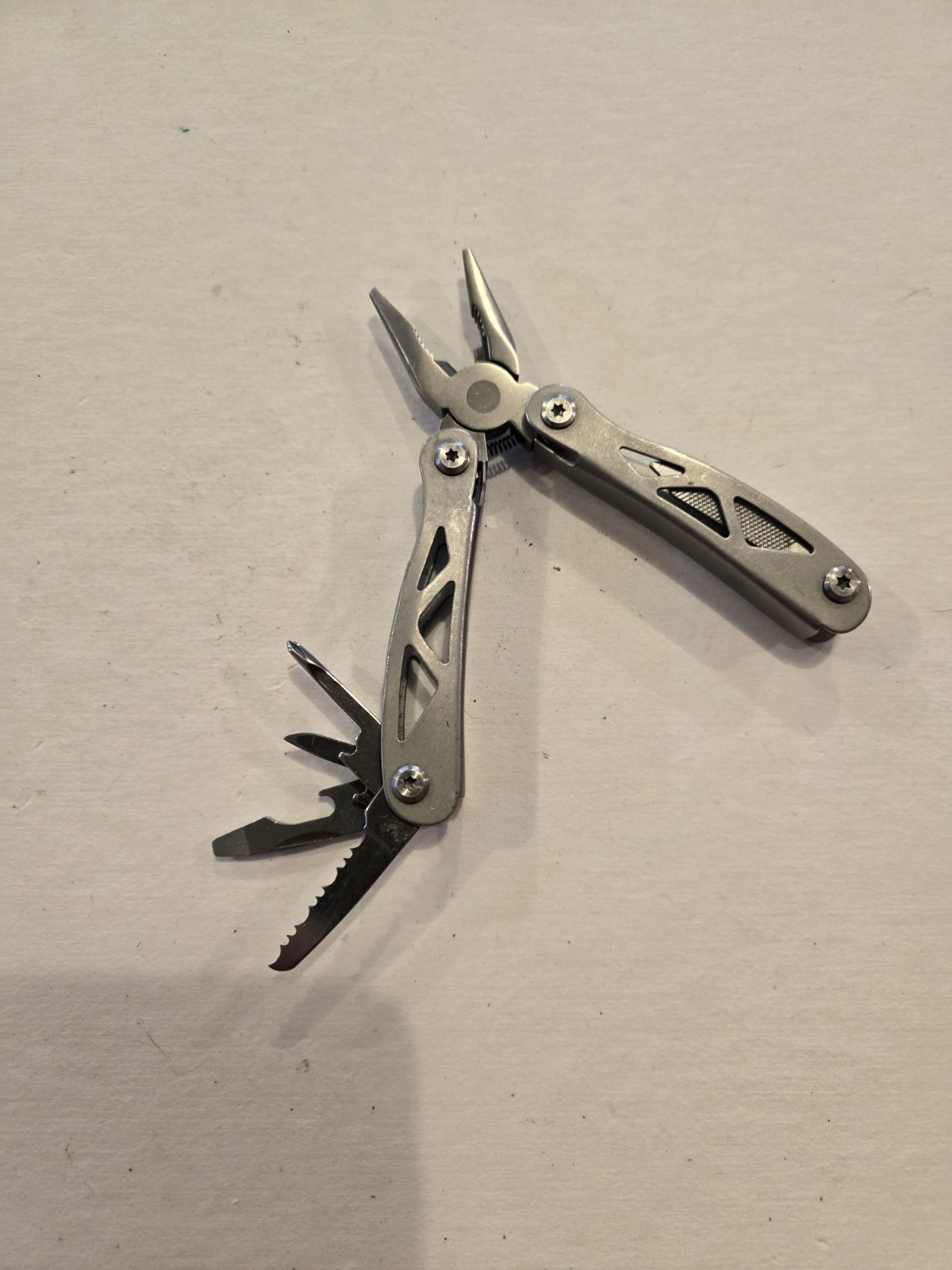 Unbranded Mini Multi Tool 10 In 1, Silver