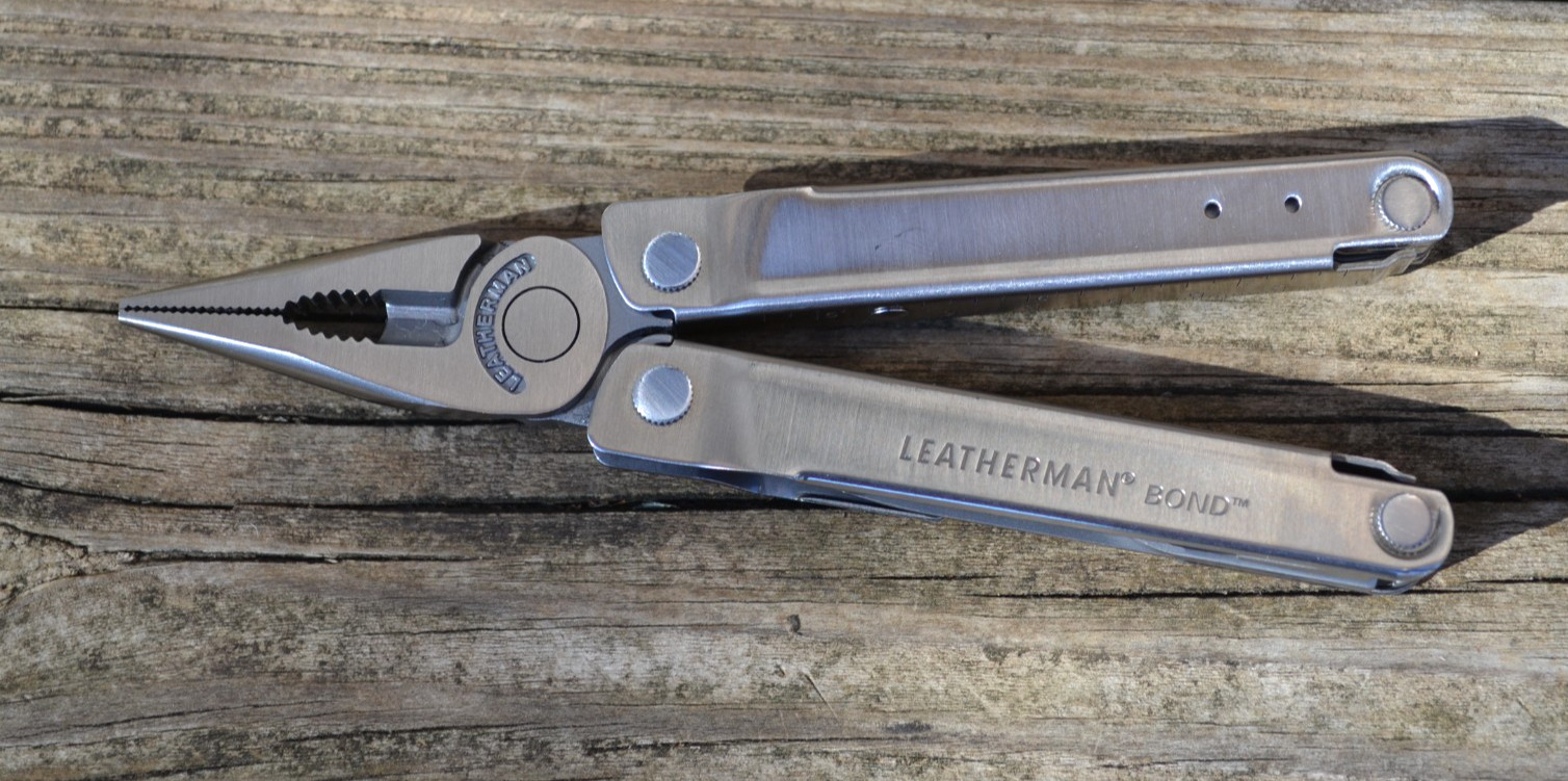 Leatherman Bond Silver Stainless Multi-Tool Knife Pliers & Other Tool–New Other