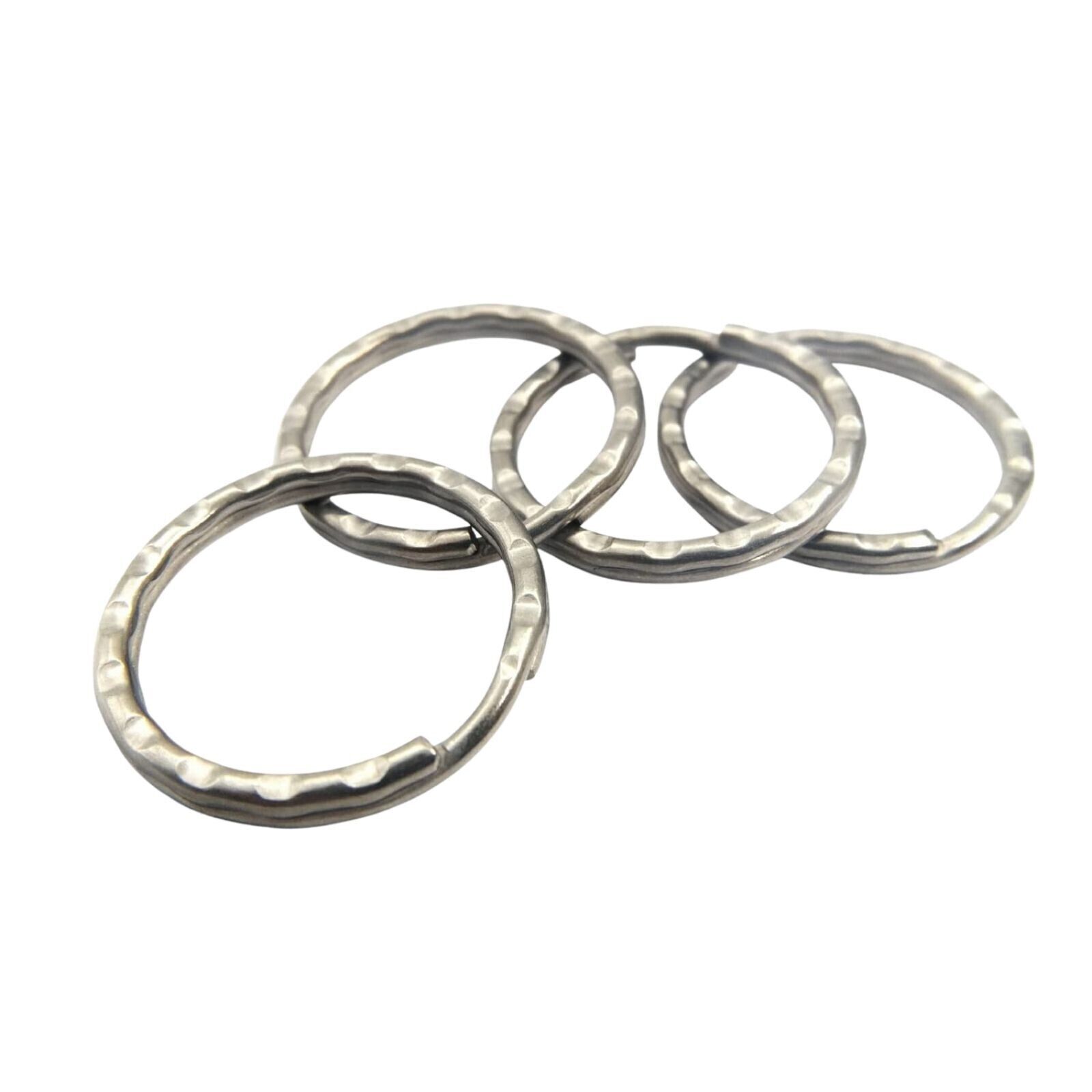 Titanium Keyring Round Flat Ring Keychain Dia 16/19/21/24/25mm Ti Ring
