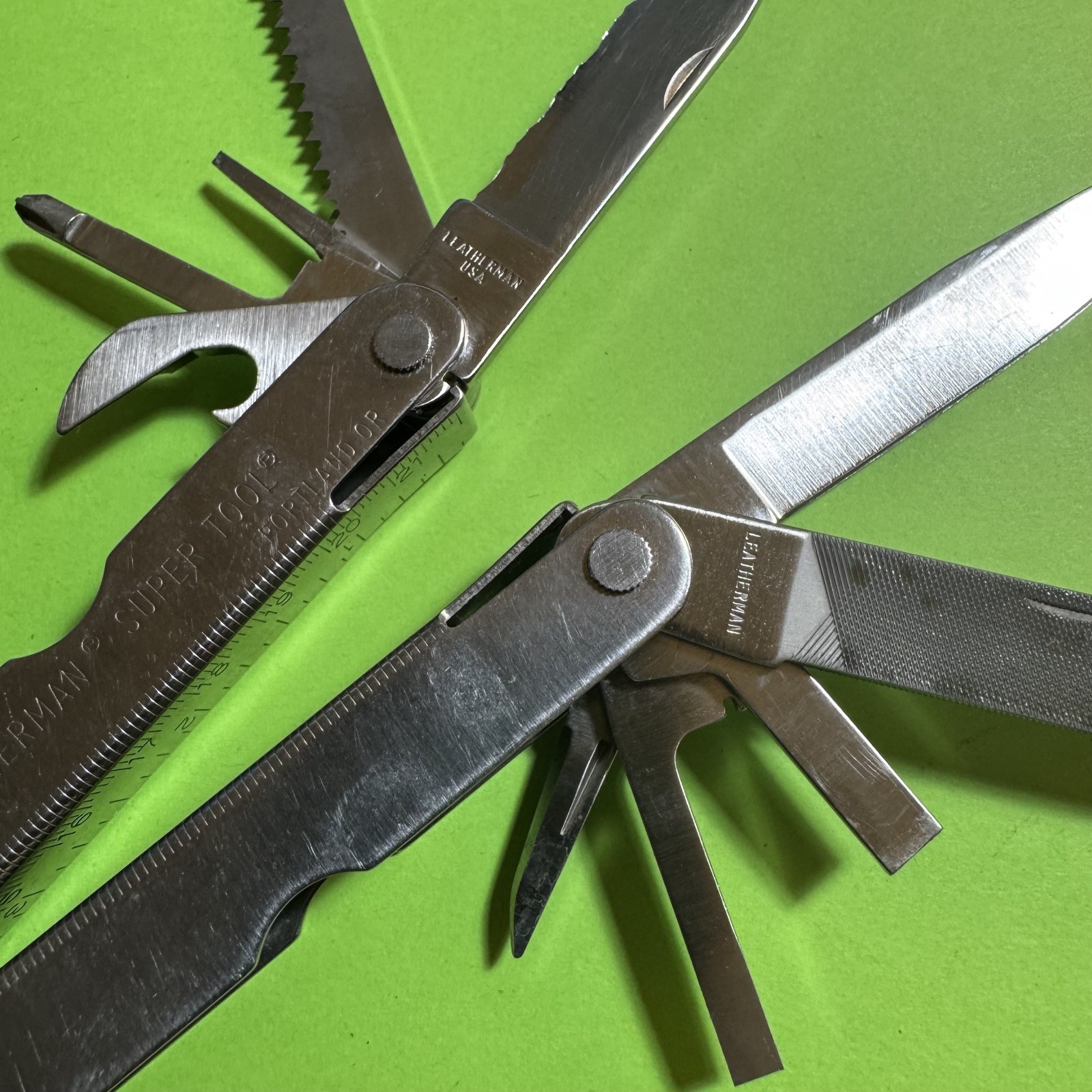 Leatherman Super Tool Plier Multi Tool Pocket Knife Stainless EDC #697