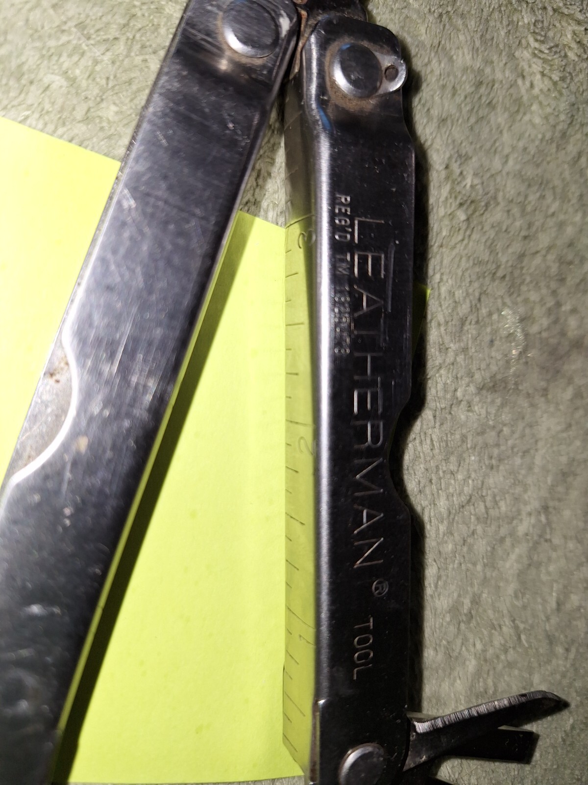 1 RARE LEATHERMAN ORIGINAL PST Multi Tool Knife BIG LETTERS JAPAN Lot 519
