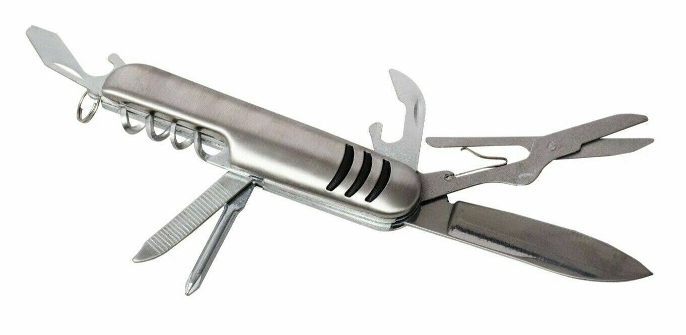 8-IN-1 Pocket Knife Multi Tool For HUNTING CAMPING HIKING All in one ~3 PACK