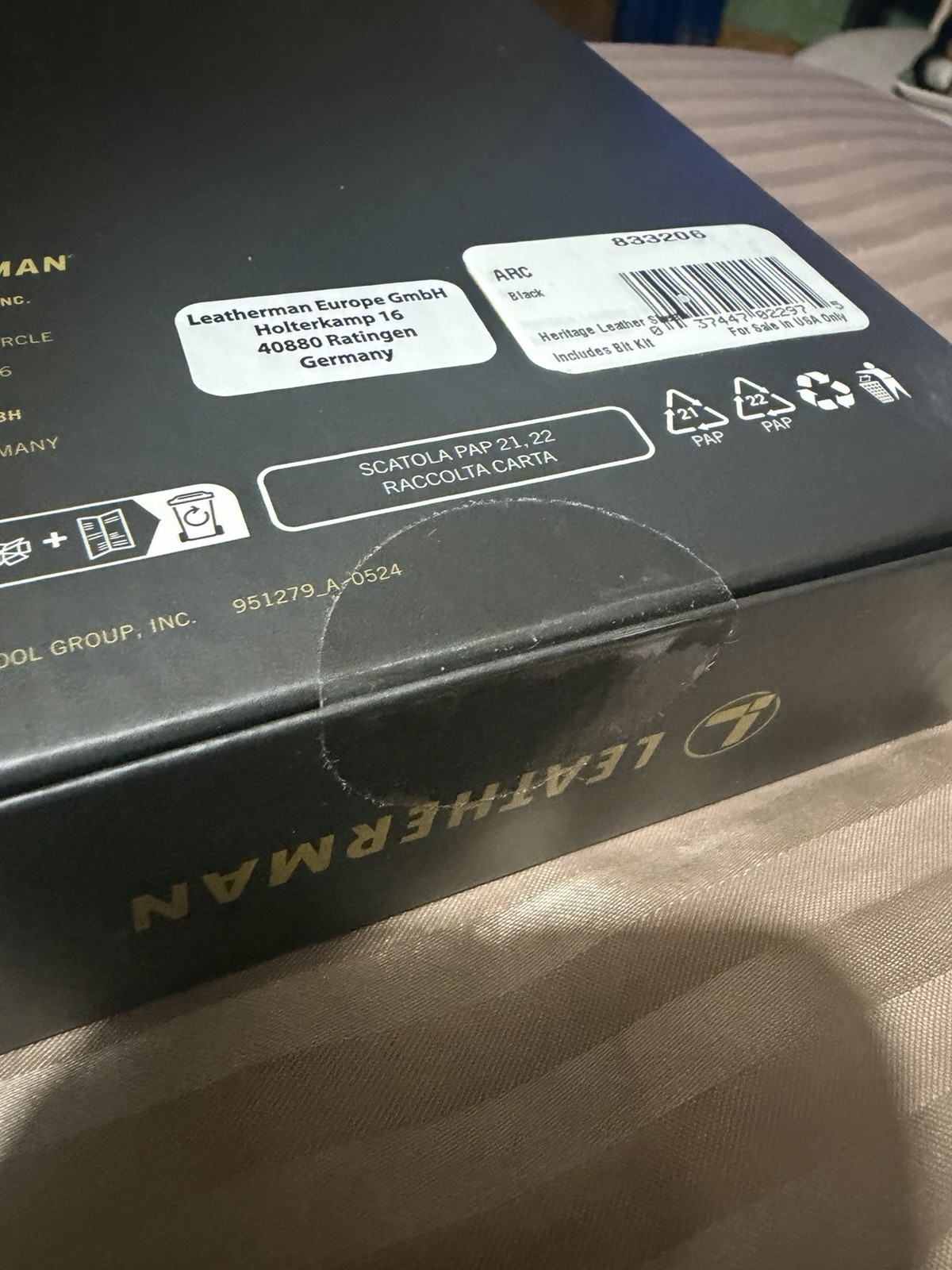 Leatherman Arc Obsidian Multi-Tool. Discontinued. Never Opened In Box