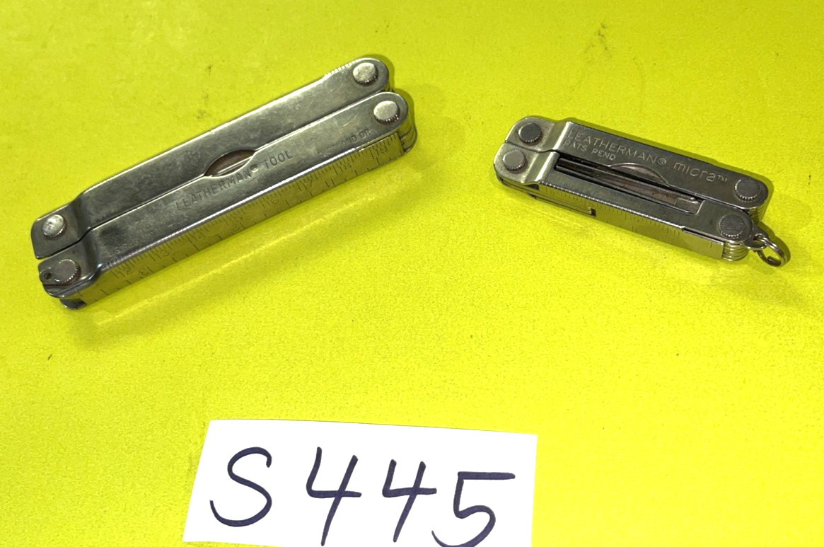 LEATHERMAN 2 KNIVES MULTI TOOL 2 INCH & 4 INCH