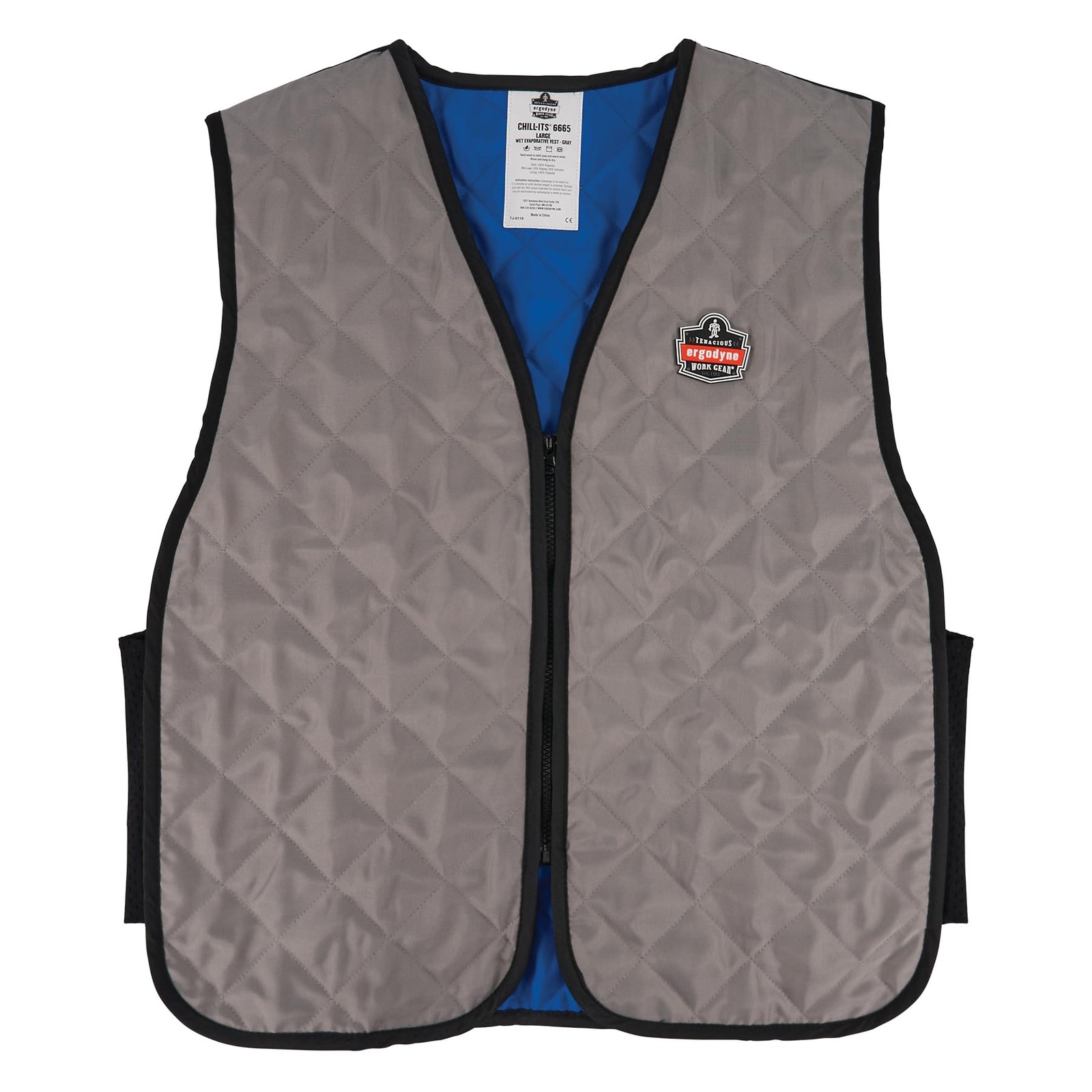 Ergodyne mens Embedded Polymers, Zipper Closure Tools, Gray, XX-Large US