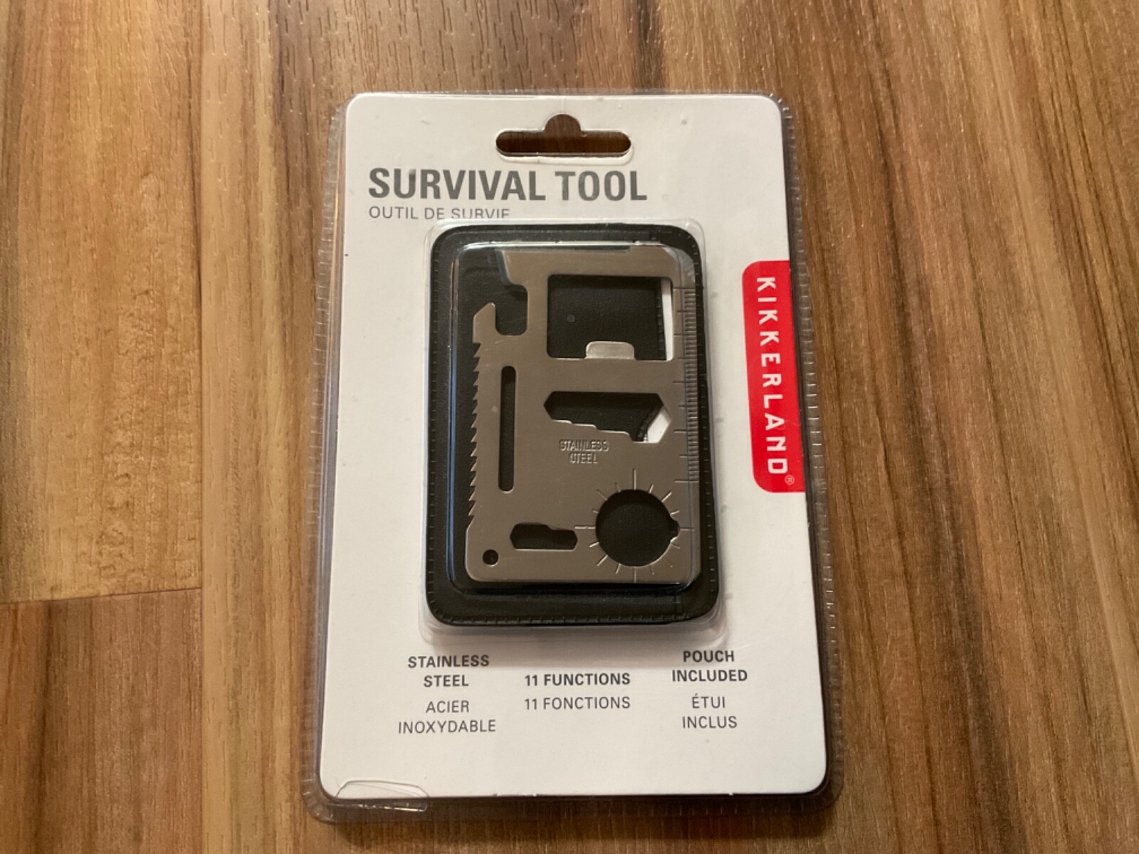 Kikkerland CD401 – Classic Survival Tool – Saw Blade / Opener / Ruler / Wrench
