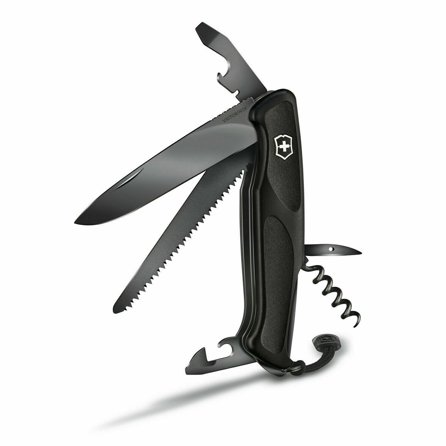 Victorinox Swiss Army Knife Onyx Black Ranger 55, 130mm, 0.9563.C31P, New In Box