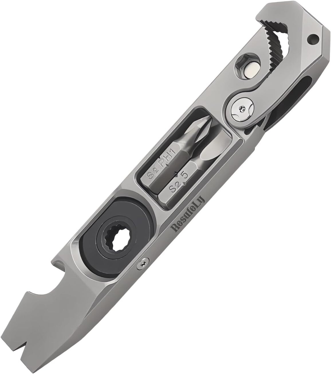 Titanium Pry Bar,Multi-tool,EDC Tool,Versatile Pry Tool,Bottle Opener,Wrench,…