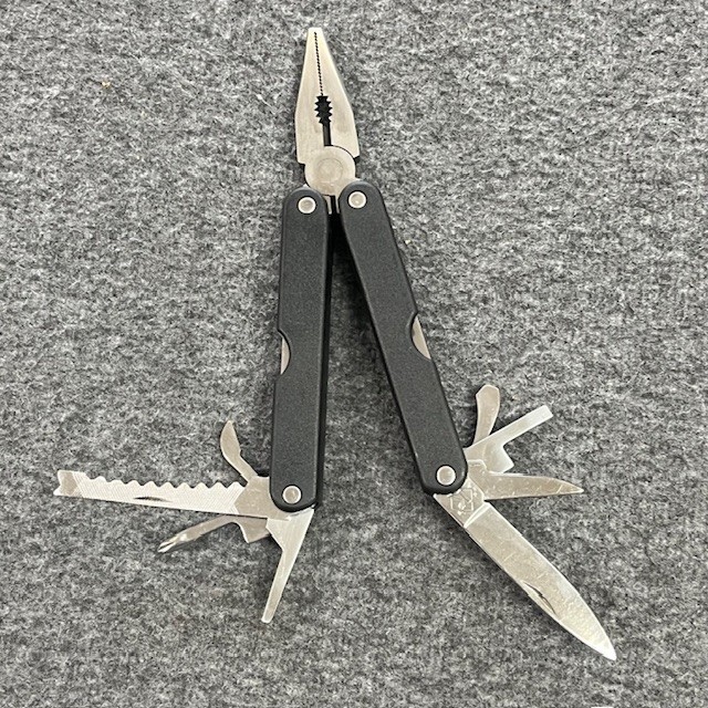Lot Of 2 Multi Tool Pliers With 8 Tools Black