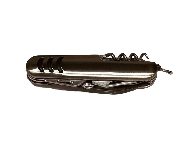 Stainless Steel Multi Tool 7-in-1 Pocket Knife Can Opener Corkscrew Scissors