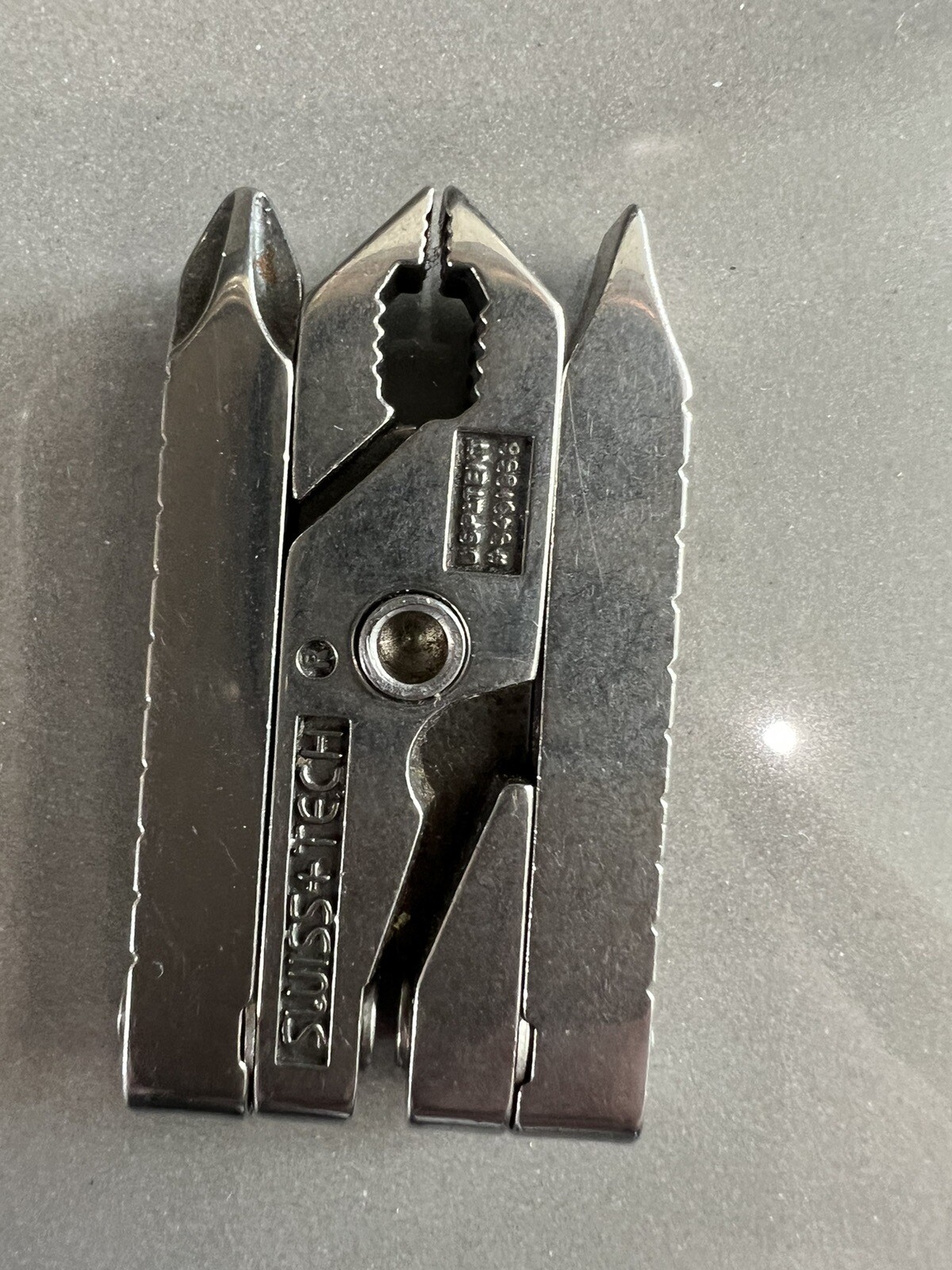 Swiss Tech Folding Compact Pliers & Screwdrivers Pocket Size Outdoors 2” Long