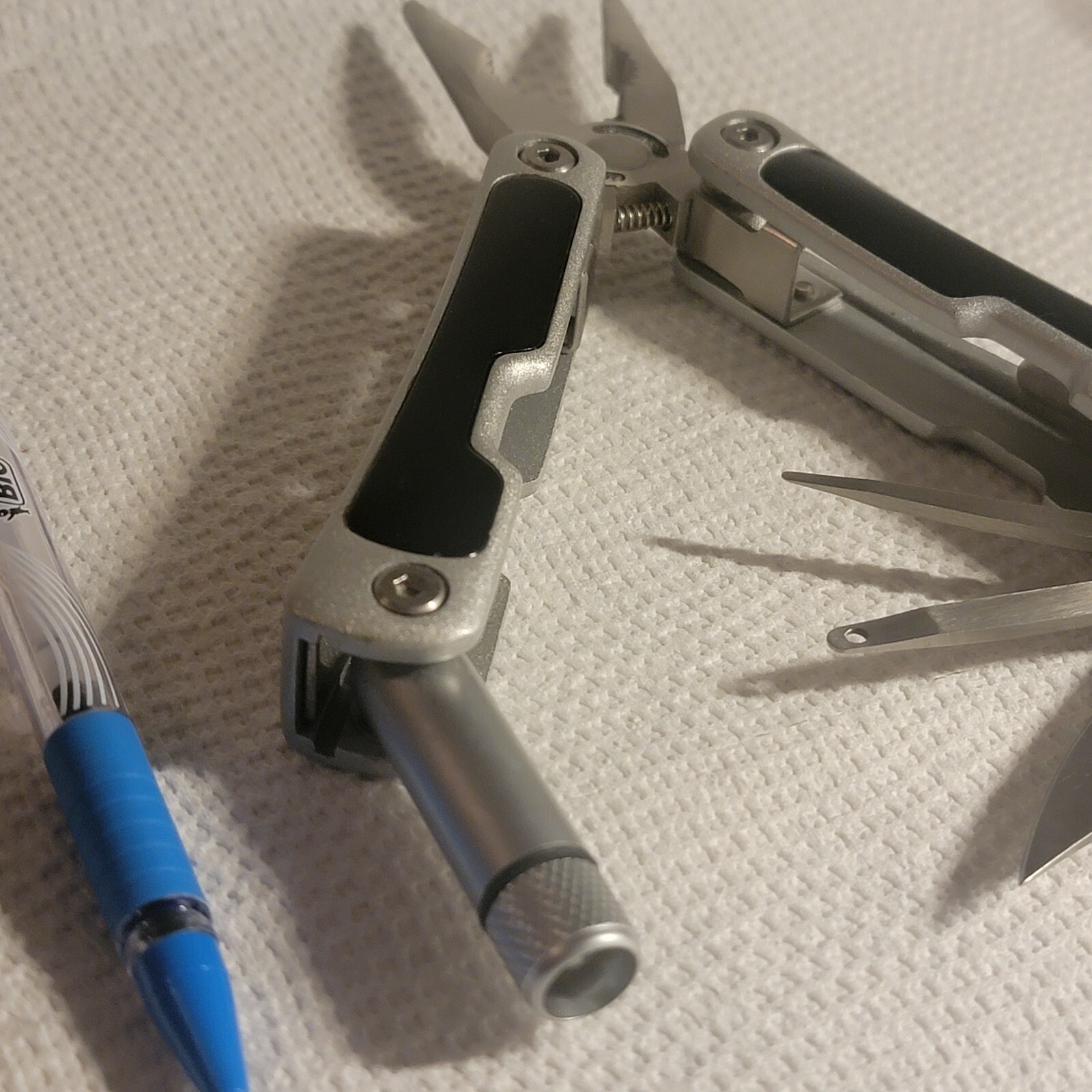 Lawson Products 9 In 1 Multi Purpose Tool Pliers Flashlight Saw Screwdriver Ect