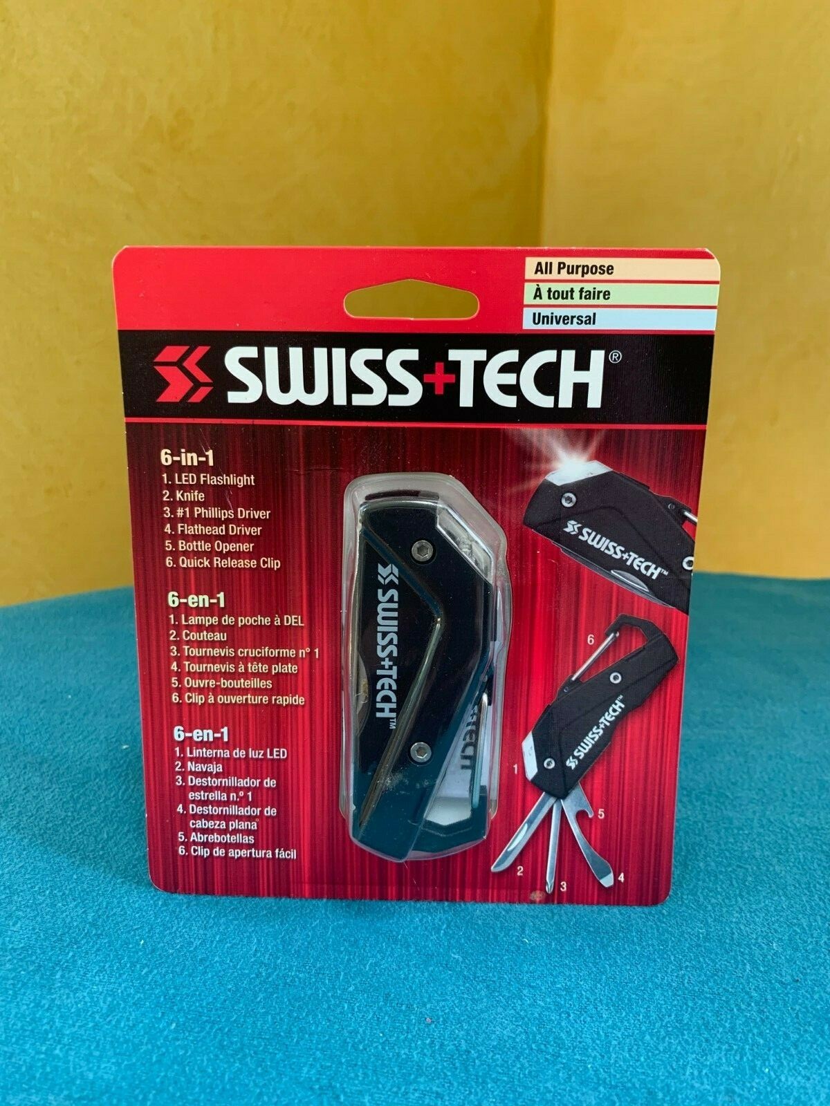 Swiss+Tech All Purpose 6 in 1 Precision Multitool–NEW