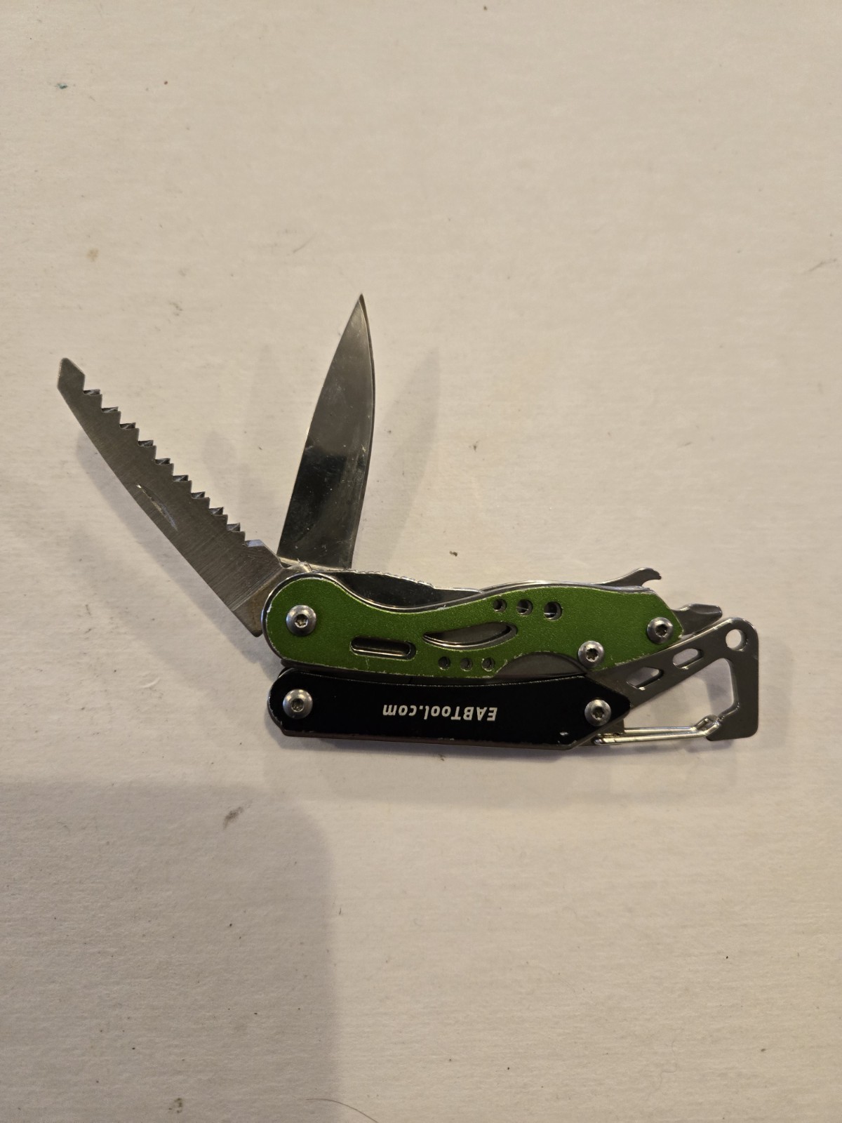 Exchange-A-Blade 6-in-1 Multi-Tool w/ Belt Clip, Metallic Green/Black Handle