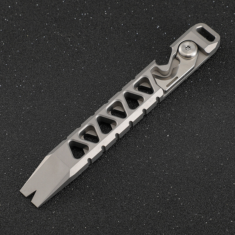 Alloy Pry Bar Crowbar EDC Multi Tool Bottle Opener Wire Cutter Outdoor