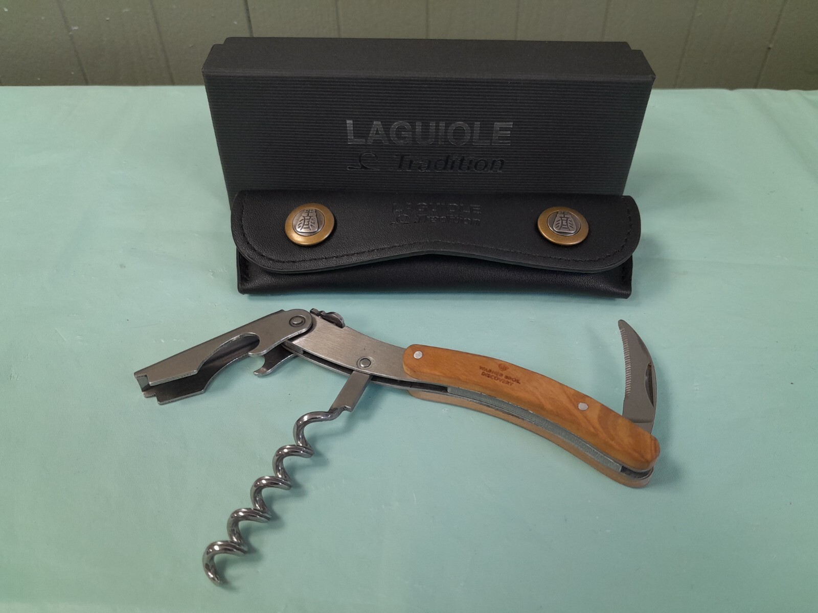 Laguiole Utility Knife Multi-Tool W/ Original Snap Case & Box