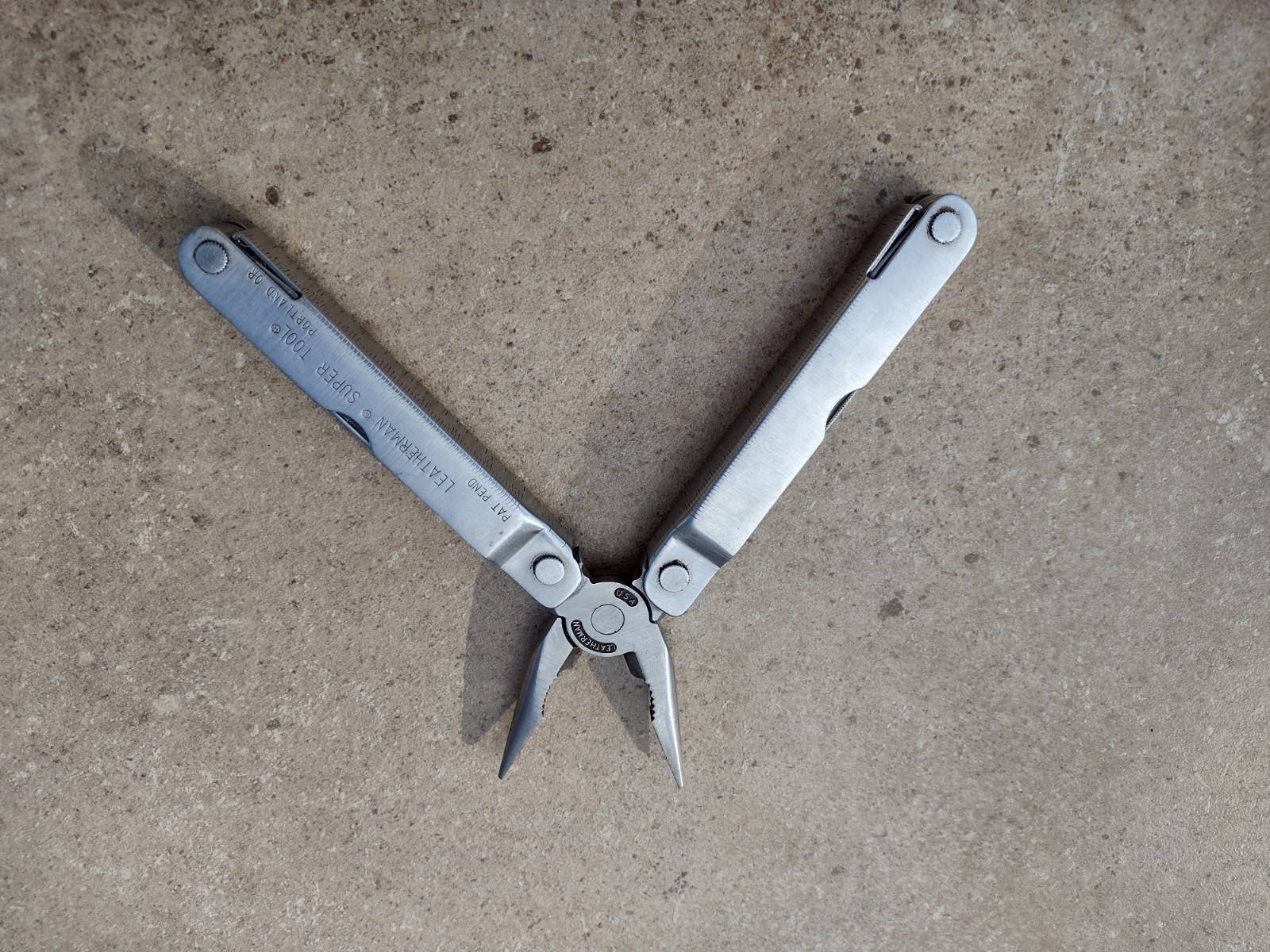 Vintage Leatherman Super Tool PAT PEND Portland OR USA Used/Good No Sheath