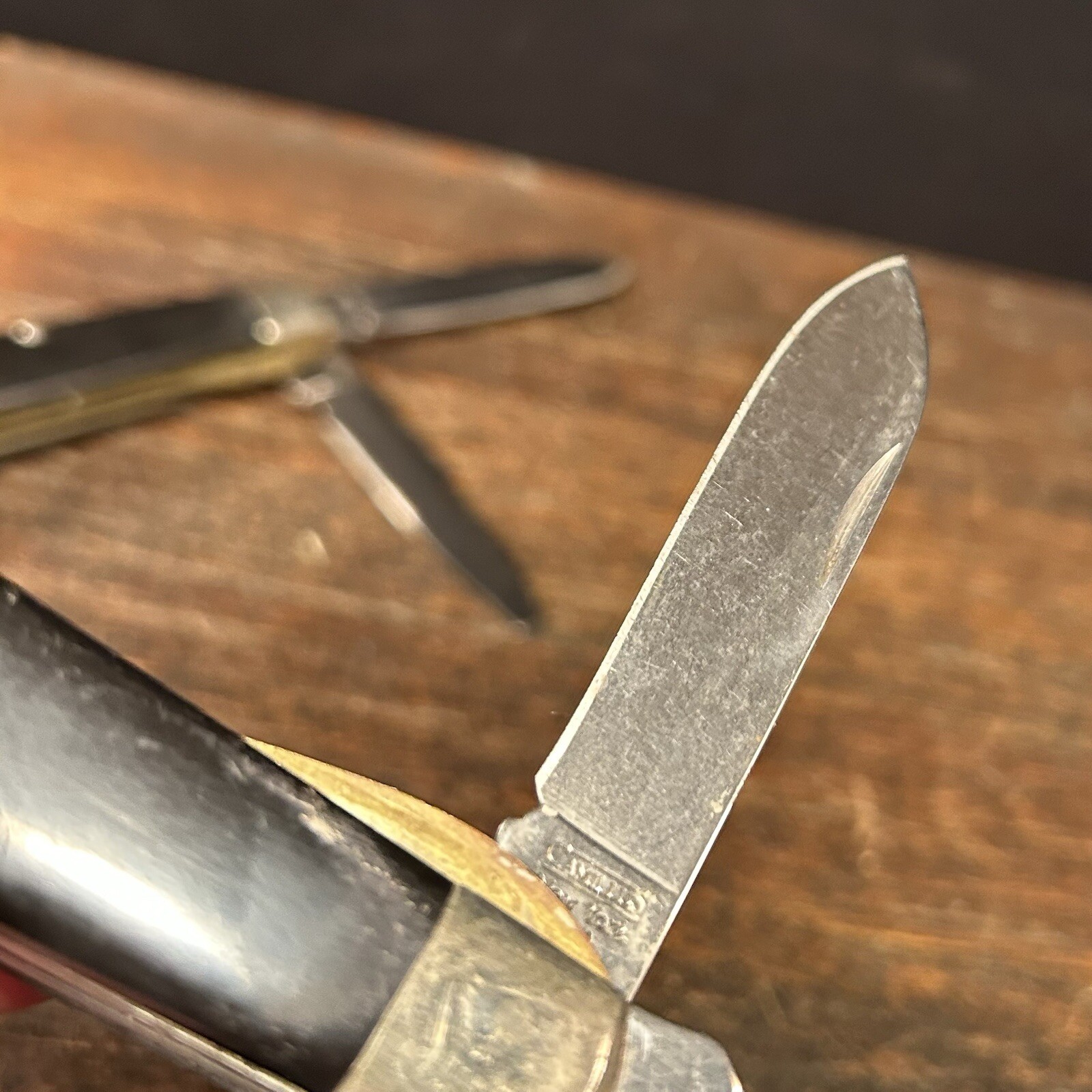 Vintage Pocket Knife Lot (2) Camillus New York USA TL-29