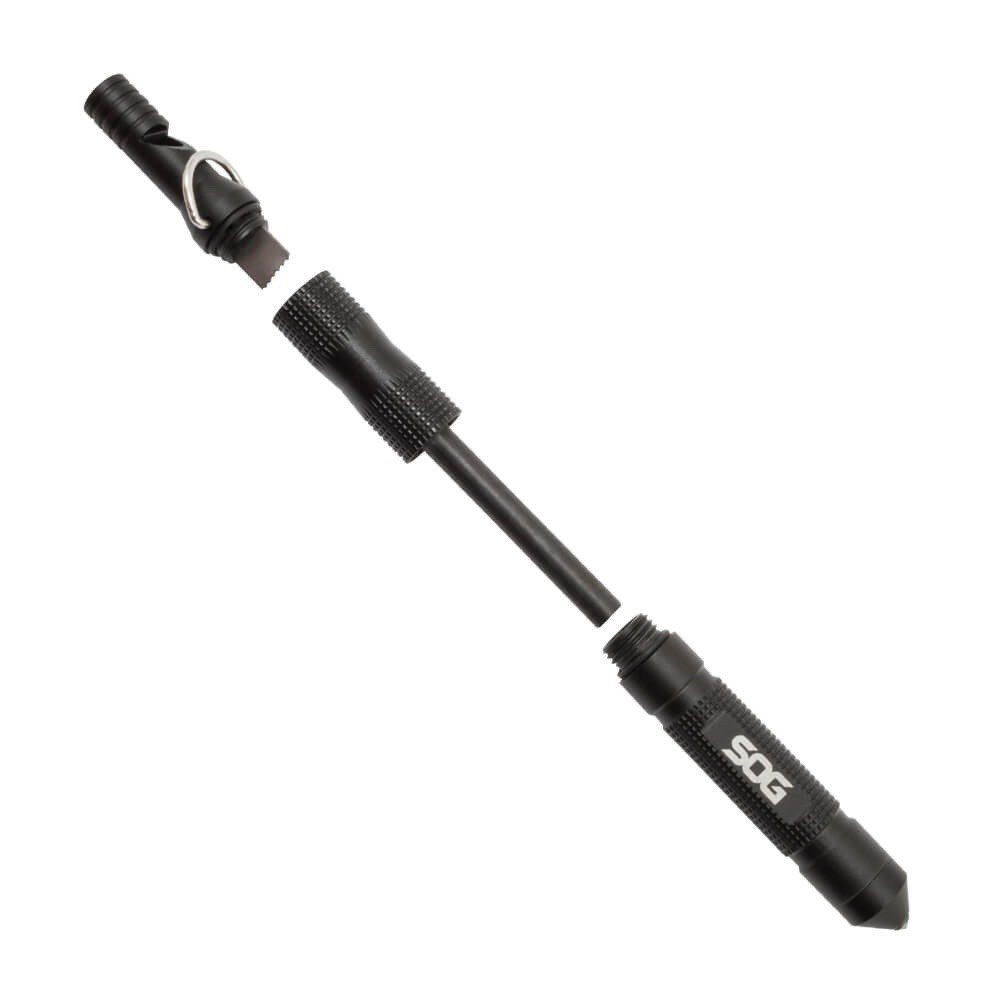 NEW SOG Flint Survival & Defense Tool Safety Whistle Fire Starter Glass Breaker