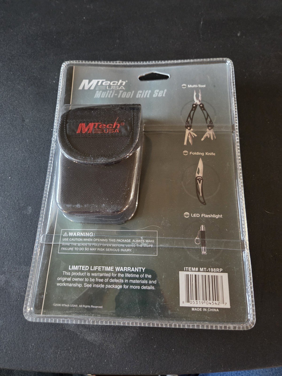 M-tech Multi-Tool Gift Set With Mini Flashlight