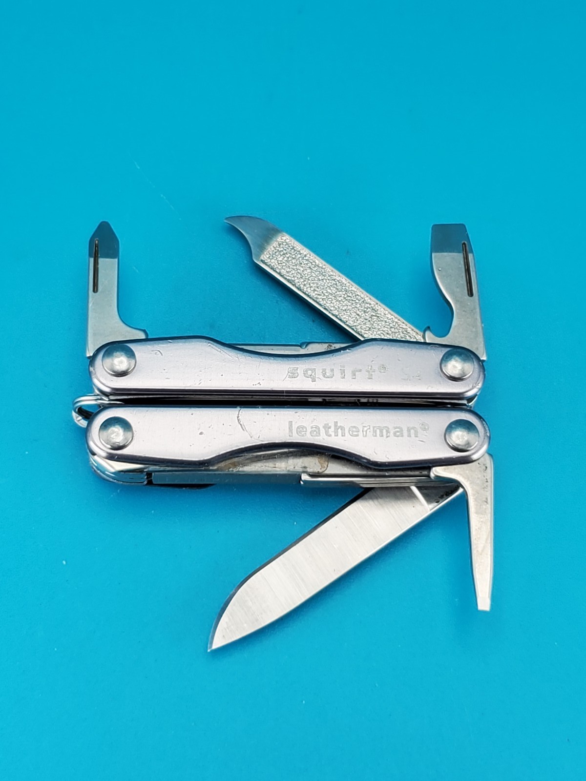 Leatherman Squirt S4 Multi-Tool, Key Ring, Retired, GRAY!