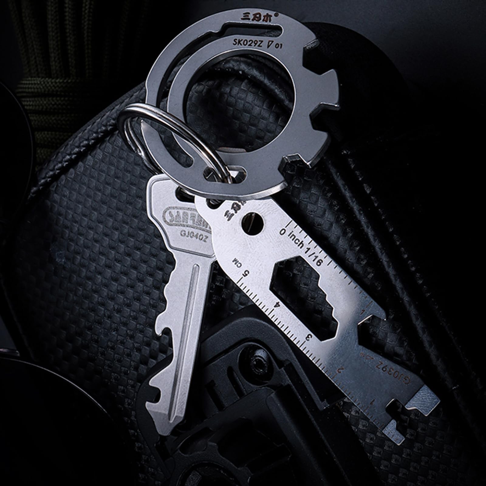 Pry Bar Mini Multi Tool Bottle Opener with Wrench Function Stainless…