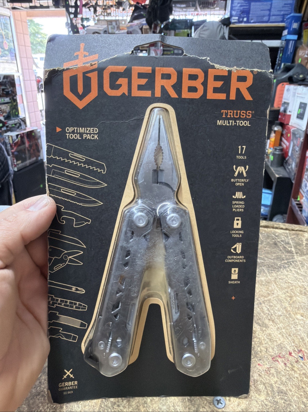 Gerber Truss Multi-Tool with Sheath, Stainless Steel 31-003304 – NEW (GAN-6)