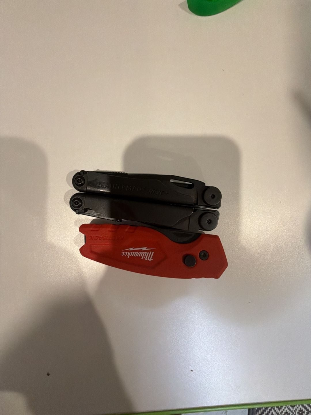 Leatherman Wave+ Black Multitool and Milwaukee Fastback Folding