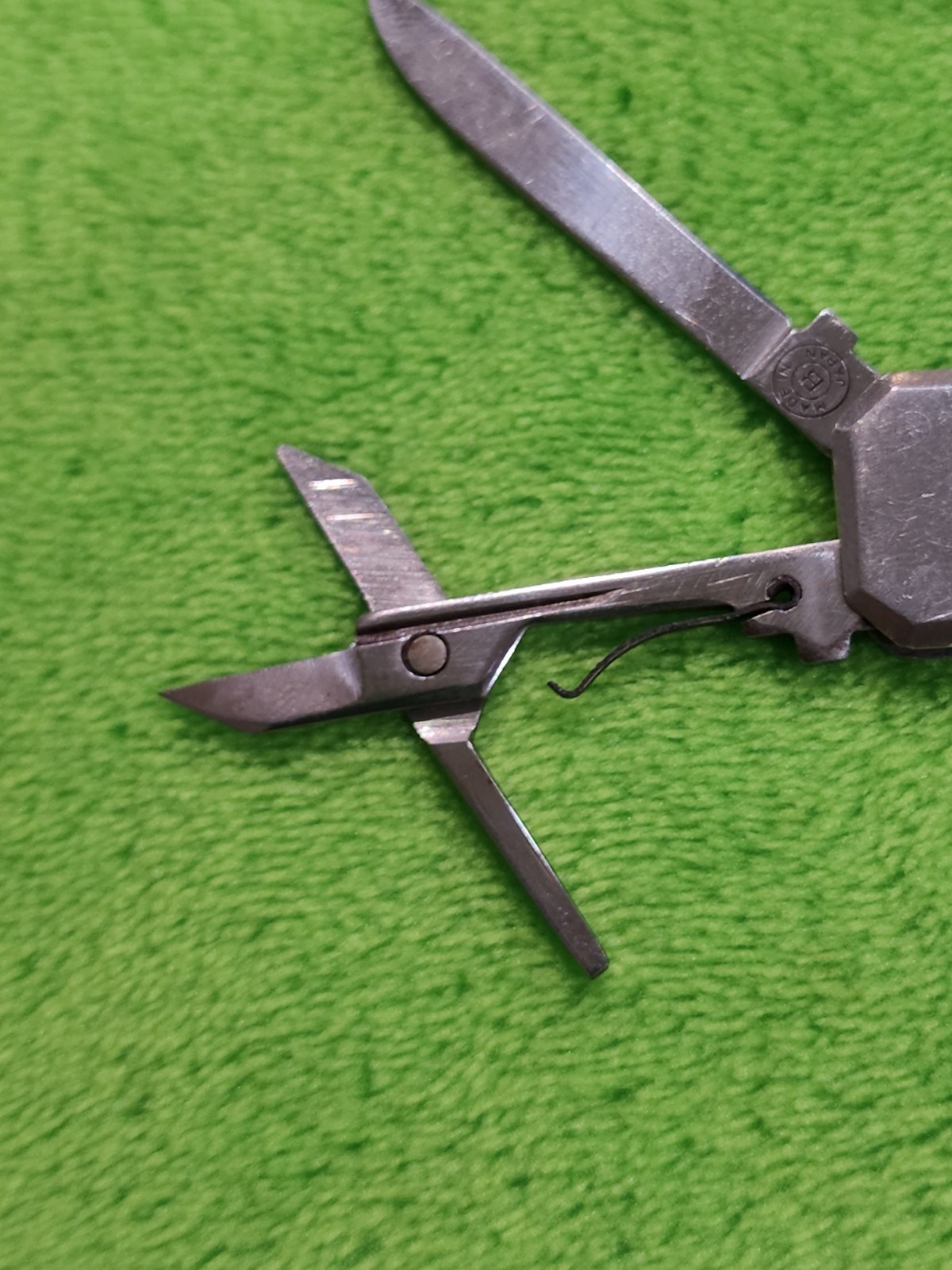 Pocketknife Multi-Tool Barlow Japan Stainless Steel Knife Scissors File