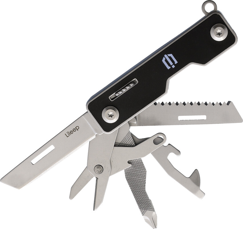 Shieldon Lileep Black ABS & Stainless Multi Tool AK01