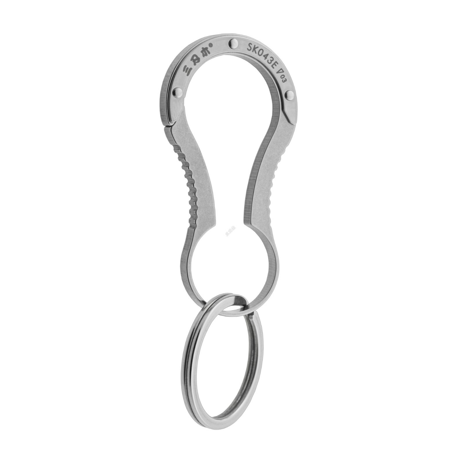 New Sanrenmu SK043E Gourd Shape Keychain Tool Outdoor Hanging Buckle Key Ring