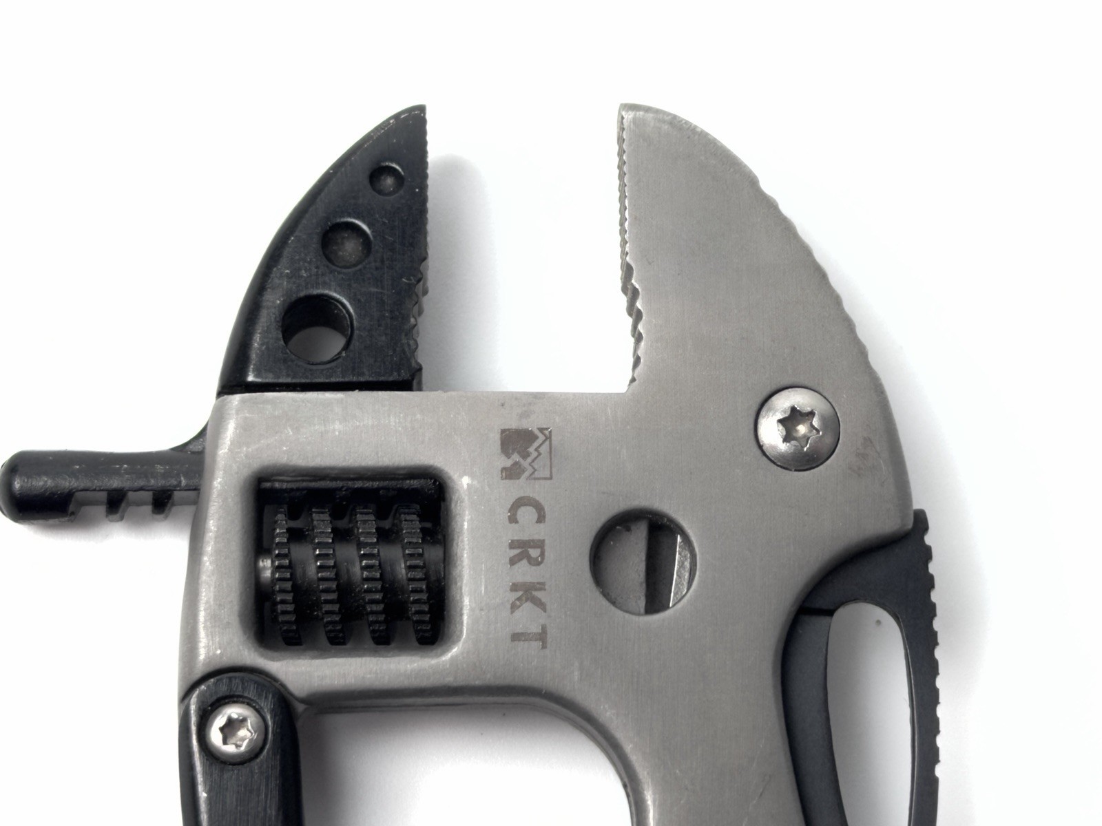 CRKT Guppie Multi-Tool Knife Adjustable Wrench Gray Black Stainless Steel