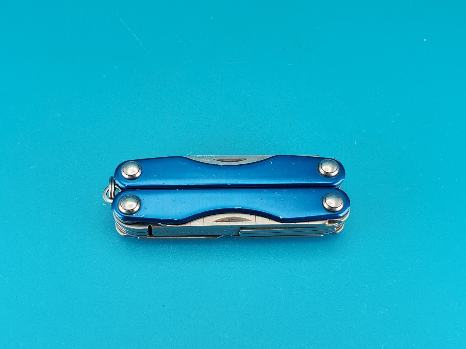 Leatherman Squirt S4 Multi-Tool, Key Ring, Retired, BLUE!