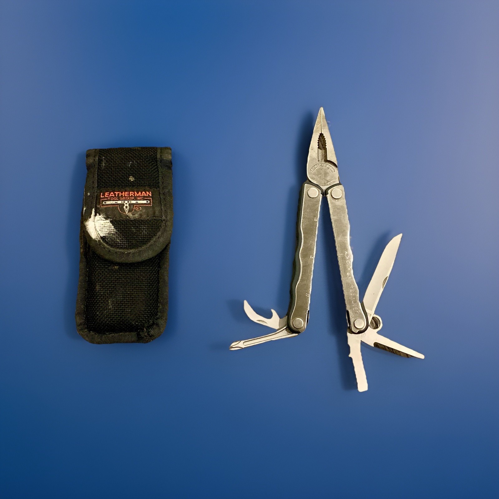 Leatherman KICK Multi-Tool with Sheath Stainless Steel USA Dated March 2006