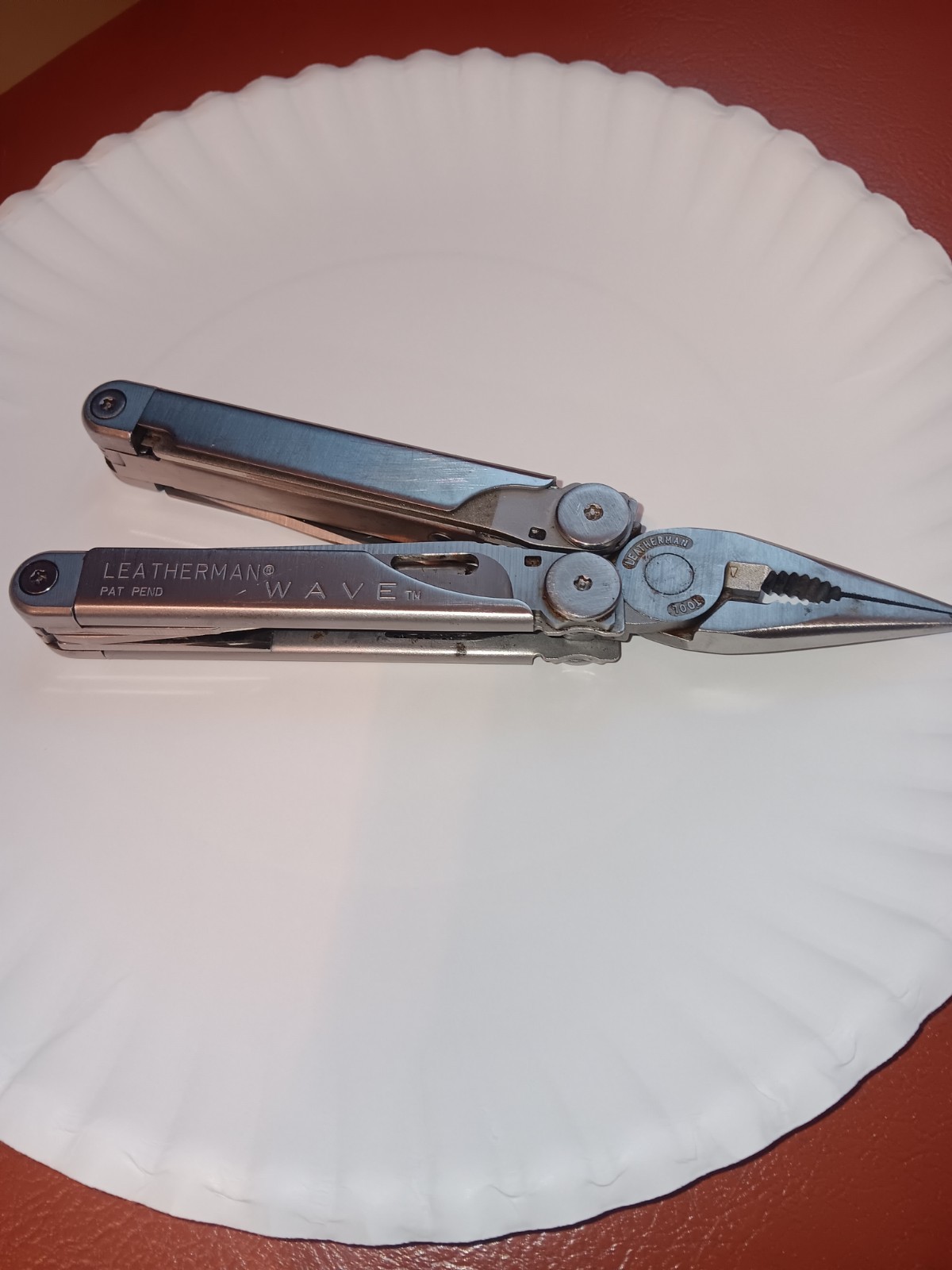 OG Leatherman Wave Multi Tool w/ Brown Leather Case / Code 0302 XLNT SHAPE USA