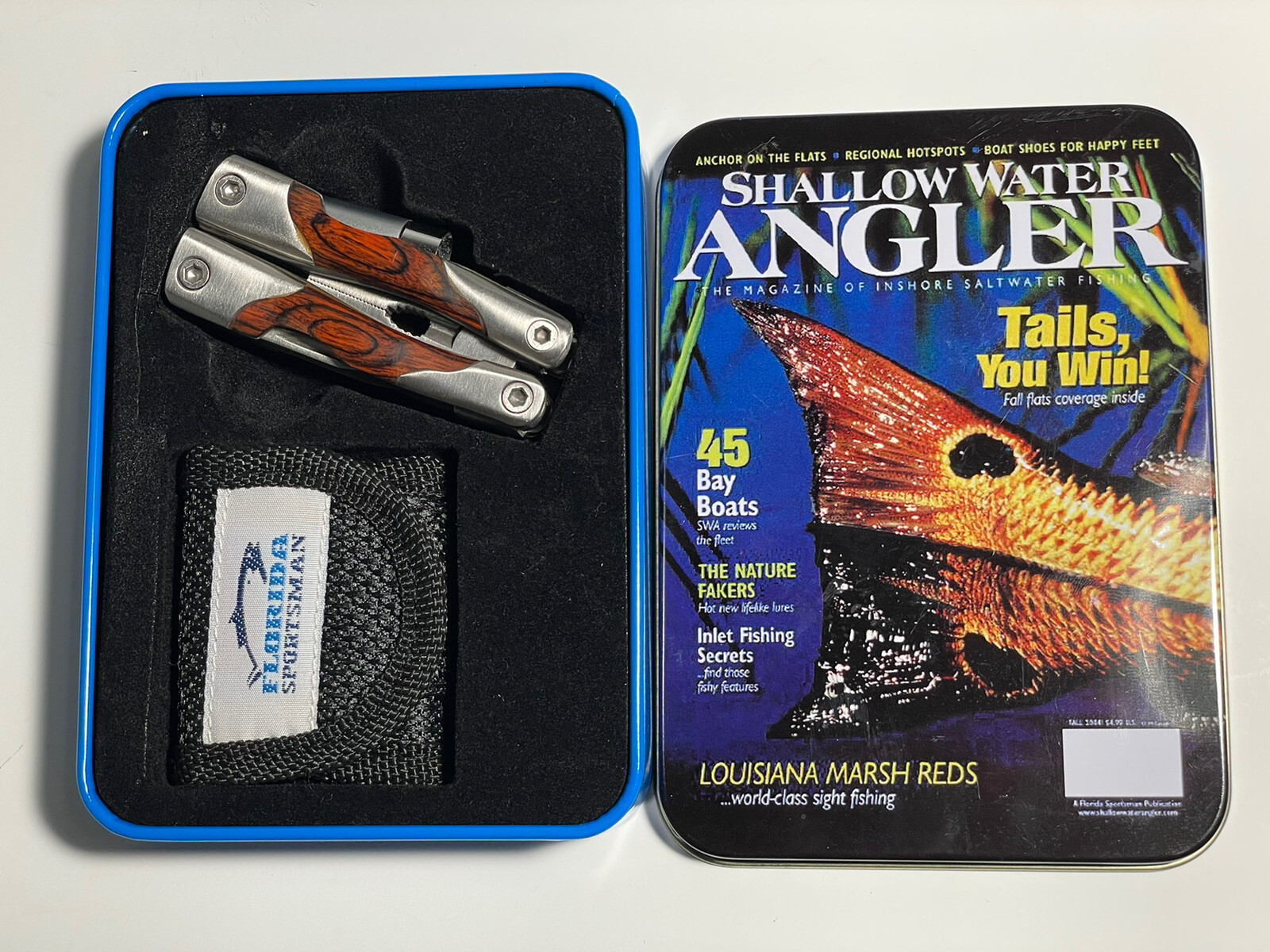 Florida Sportsman Series Multi Tool 5 Functions Stainless Steel w/ Light Knife