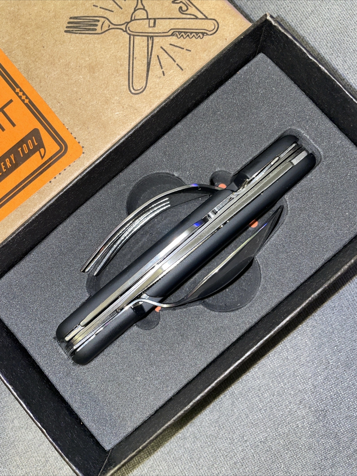 Gentlemen’s Hardware 6in1 Camping Cutlery Tool Food for Thought No 5 knife fork