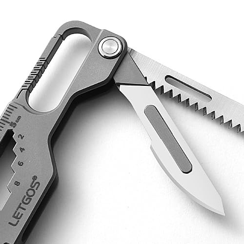17 in 1 Multi Titanium Alloy Pocket Tool Portable Folding EDC with Carry-on P…