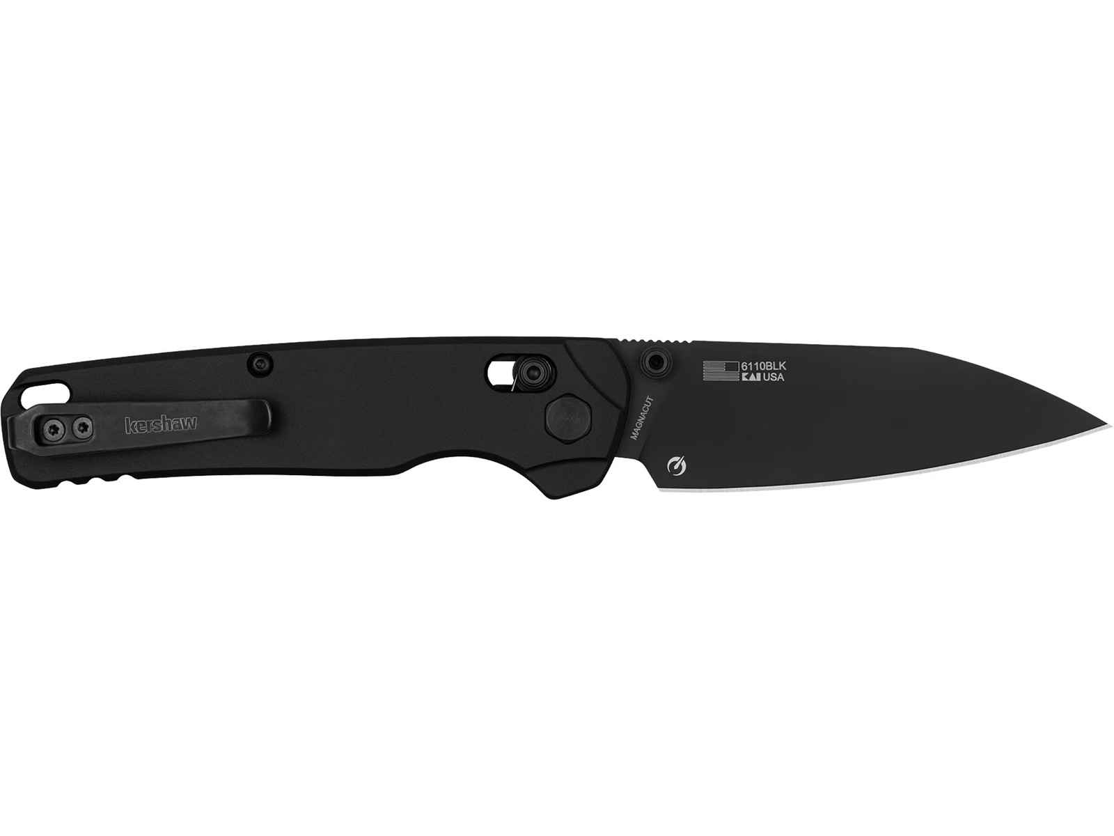 Kershaw Bel Air XL Pocket Knife 3.4″ Reverse Tanto CPM MagnaCut Black PVD Blade