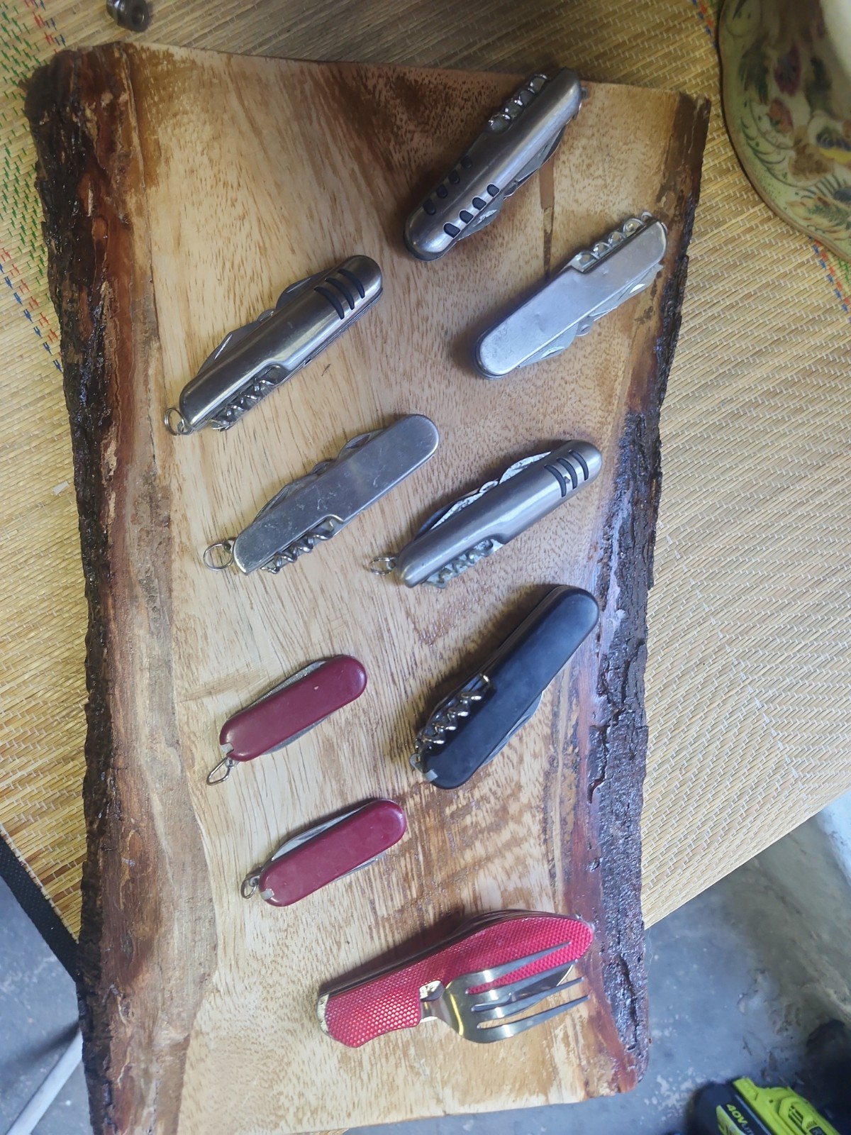 Stainless Camp Knives Mixed Lot 9- All Are Fully Functional And Complete