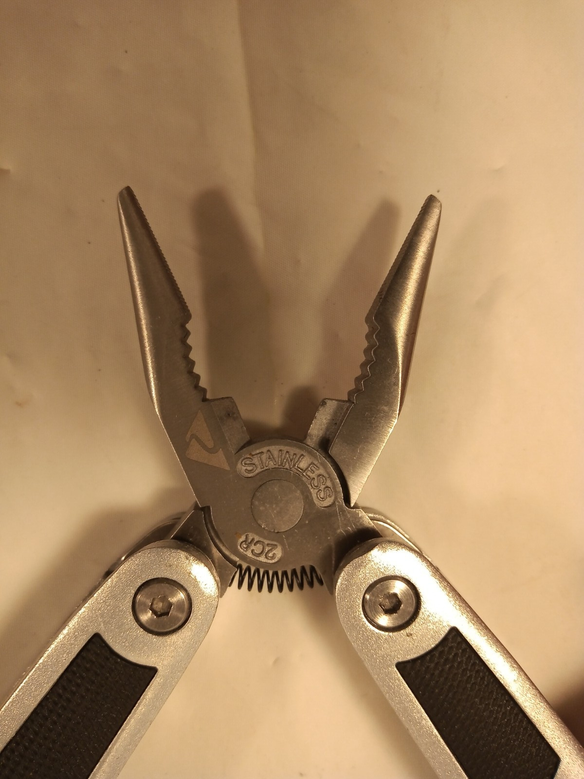 Ozark Trail Large Multi Tool Pliers Knives Saw Screwdrivers Openers Black Handle