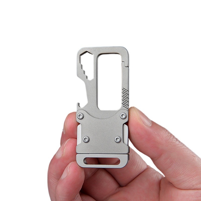 Titanium alloy EDC Tool with Hex Wrenches M3/4/5 Keychain Survival Multi-tool
