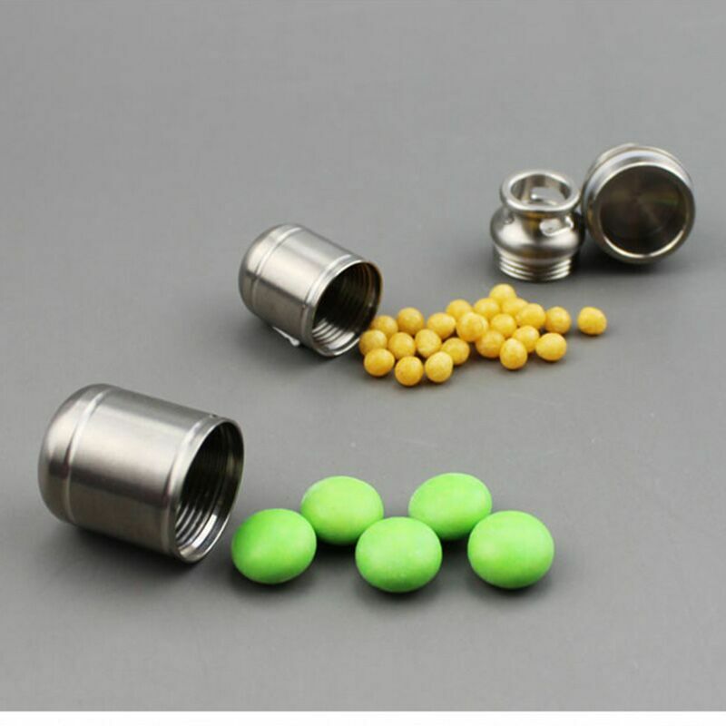 Titanium Multi Kit EDC Tools Seal Waterproof Portable Medicine Storage Pill Box